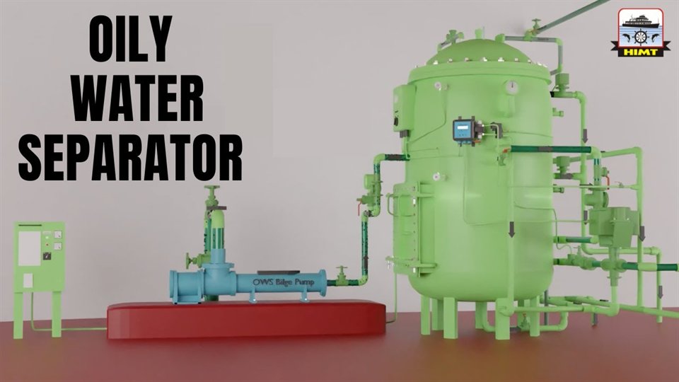 Oil-water separator unit installed at the facility