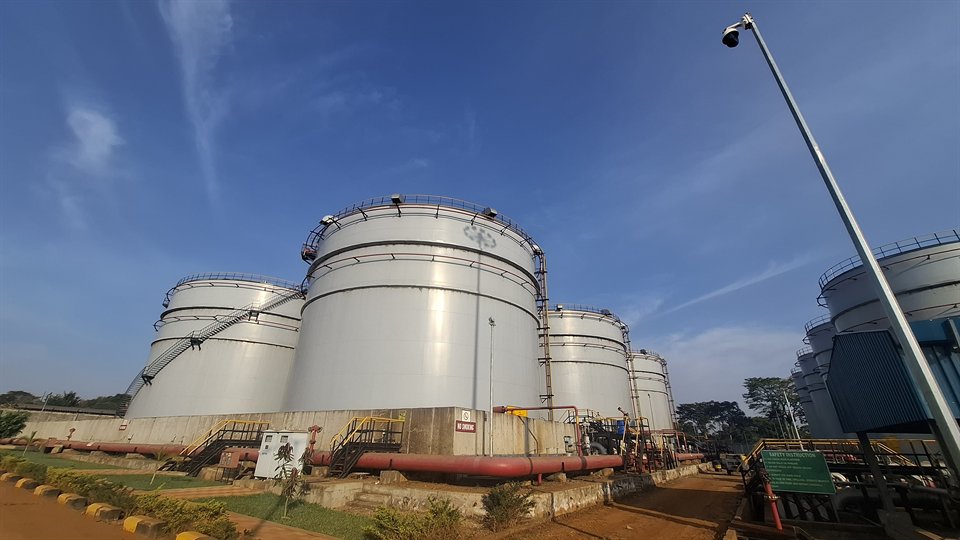Fixed-roof tanks used for Illuminating Kerosene storage